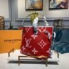 LV Neverfull MM Tote Bag Monogram Canvas Red For Women, Women¡¯s Handbags 12.6in/32cm LV M44567