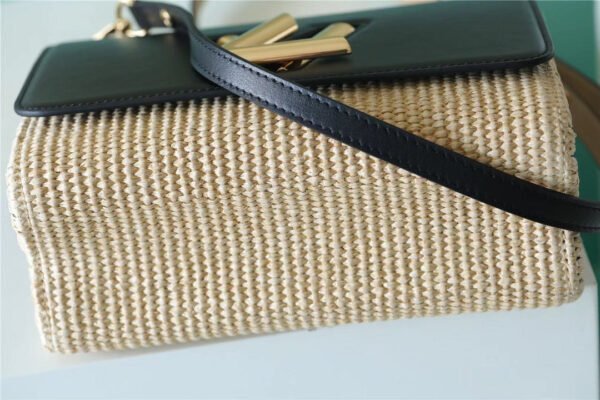LV Twist MM Raffia Black For Women,  Shoulder And Crossbody Bags 9.1in/23cm LV?