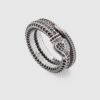 Double G Garden Silver Snake Ring