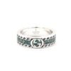Double G Interlocking G Turquoise Ring