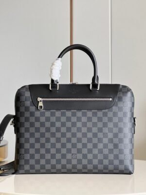 LV Porte Documents Jour Business Bag Damier Graphite For Men, Bags, Shoulder And Crossbody Bags 14.6in/37cm LV N48260