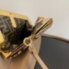 FI First Small Beige with exotic details Bag For Woman 26cm/10in 8BP129AGWRF1GEM