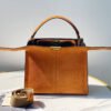 FI Peekaboo X-Lite Tote Medium Brown Bag For Woman 30cm/12in