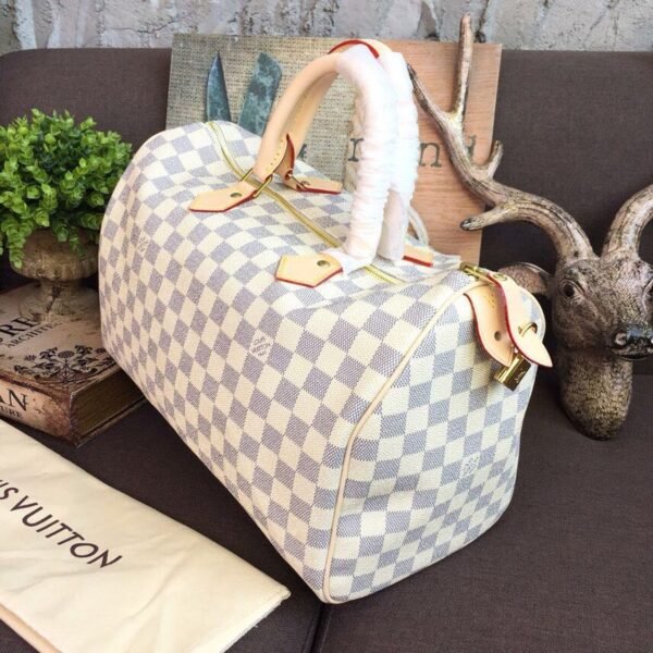 933101563710220-pic-54859-1563710373 LV Speedy 35 Damier Azur Canvas For Women, Women¡¯s Handbags 13.8in/35cm LV N41369