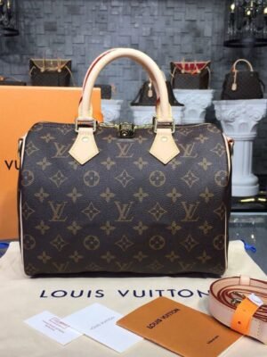 LV Speedy 25 Monogram Canvas For Women, Women¡¯s Handbags 9.8in/25cm LV M41109