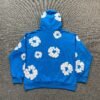 DENIM TEARS COTTON WREATH HOODIE AZURE BLUE