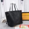 LV Neverfull MM Tote Bag Monogram Empreinte Black For Women,  Shoulder Bags 12.2in/31cm LV M45685