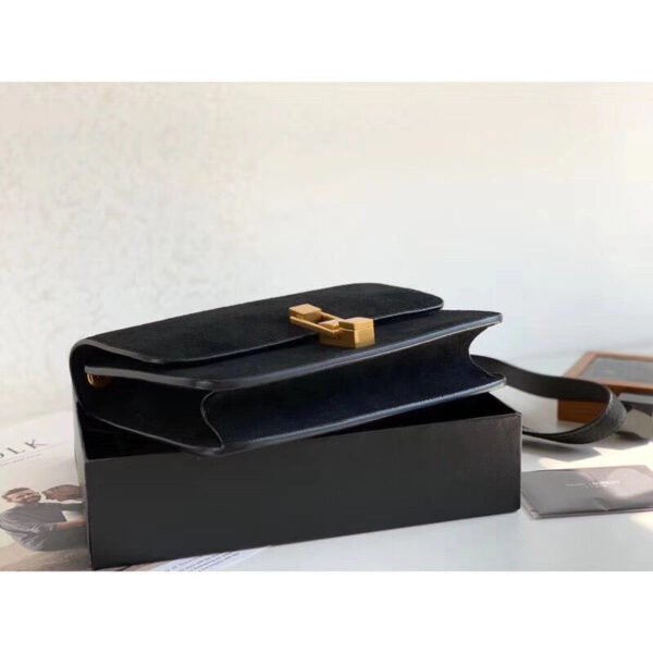 YSSL?Le Carre Satchel Black For Women 9in/23cm YSL