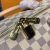 LV Keepall Bandouliere 55 Damier Azur Canvas For Women,  Travel Bags 21.7in/55cm LV N41429