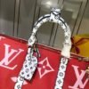 LV Keepall Bandouliere 50 Monogram and Monogram Reverse Canvas Red For Women, Women¡¯s Handbags, Travel Bags 19.7in/50cm LV