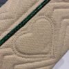 gg Marmont Raffia Straw Shoulder Bag Beige/Green gg Chevron Matelass¨¦ Raffia Effect Fabric For Women 10in/26cm gg  ?443497