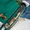 gg Marmont Raffia Straw Shoulder Bag Beige/Green gg Chevron Matelass¨¦ Raffia Effect Fabric For Women 10in/26cm gg  ?443497