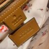 gg Marmont Raffia Straw Shoulder Bag Cream/Brown/Beige gg Chevron Matelass¨¦ Raffia Effect Fabric For Women 10in/26cm gg  ?443497