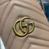 gg Marmont Mini Bucket Bag Beige Matelass¨¦ Chevron For Women 6in/13cm gg 575163