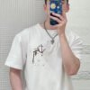 Dior T-shirt with Brown Logo