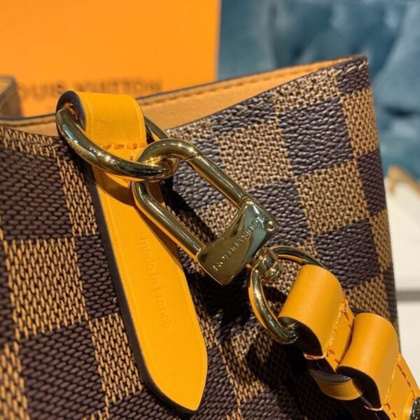 LV N¨¦o No¨¦ BB Bucket Bag 26cm Damier Ebene Canvas Spring/Summer Collection N40213, Safran