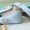 LV Lockme Tender Light Blue For Women, Women¡¯s Handbags, Shoulder And Crossbody Bags 7.5in/19cm LV