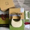 gg Marmont Half Moon Shaped Mini Bag White For Women, Women’s Bags 8.5in/22cm gg ?699514 DTDHT 9022