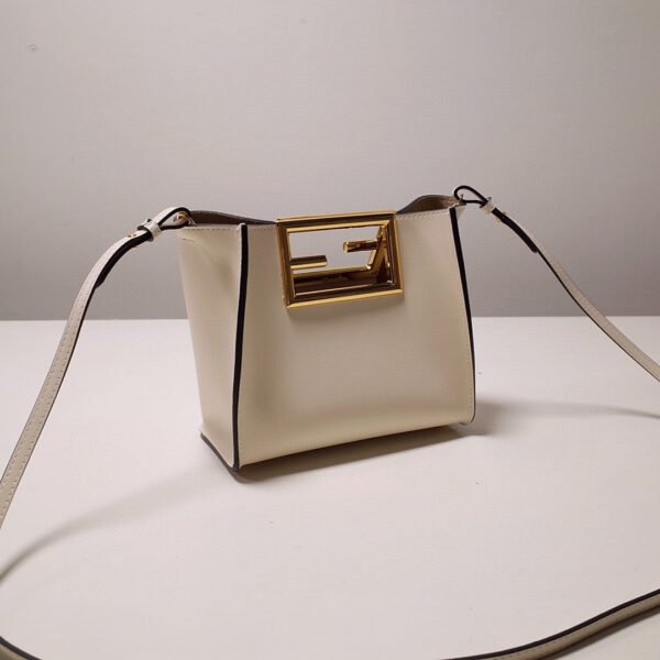 FI Way Small White Bag For Woman 17.5cm/7in