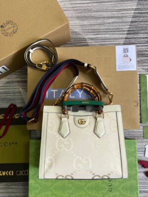 gg Diana Small gg Tote Bag White For Women, Women’s Bags 11in/27cm gg
