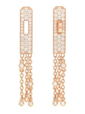 18K Her Kelly Gavroche Full Diamond Earrings