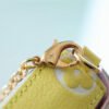 LV Pochette Felicie Monogram Empreinte Pink/ Beige/ Yellow For Women,  Shoulder And Crossbody Bags 21cm/8.3in LV M81359