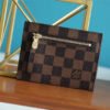 LV ID Card Holder Damier Graphite Canvas Brown For Men, Wallet 13cm LV N60378