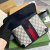 gg Ophidia Belt Bag Beige And Blue gg Supreme Canvas For Men? 8.7in/22cm gg 674081 96IWN 4076