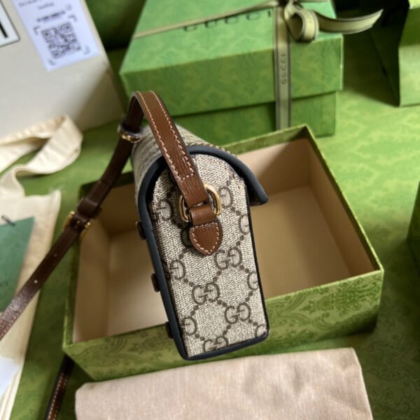 gg Horsebit 1955 Mini Bag Beige For Women, Women’s Bags 7.1in/18cm gg ???699296 92TCG 8563