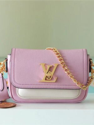 LV Lockme Tender Pink For Women, Women¡¯s Handbags, Shoulder And Crossbody Bags 7.5in/19cm LV?