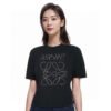 Loewe Black T-Shirt with Logo Design