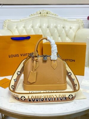 LV Alma BB Sunflower Yellow For Women, Women’s Handbags, Shoulder And Crossbody Bags 9.3in/23.5cm LV M59358