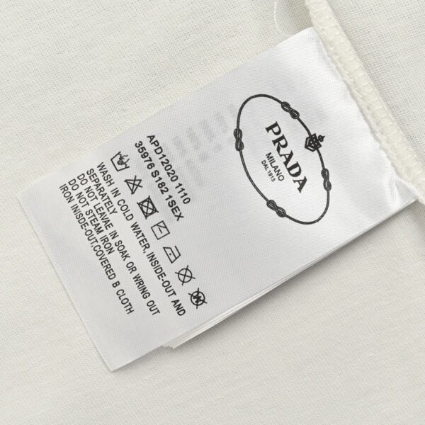 Prada Milano White Emblem T-Shirt