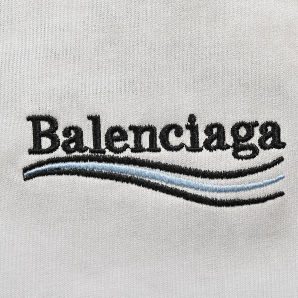 Balenciaga White Tie-Dye T-Shirt
