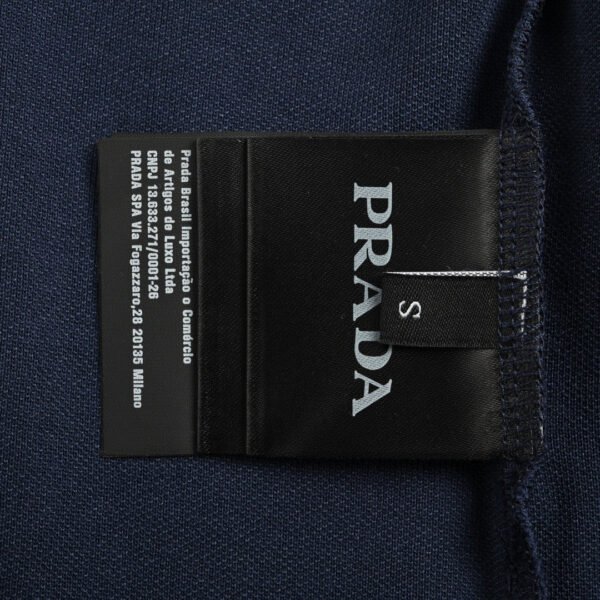 9_d4d964d6-59e6-4faf-8938-0a1df14d161a Prada Classic Navy Polo Shirt