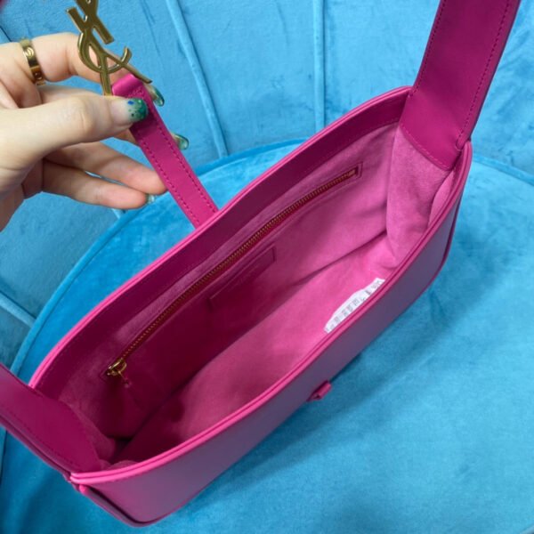 YSSL Le 5 ¨¤ 7 Hobo Bag In Smooth Pink For Women 9in/23cm YSL 6572282R20W5623