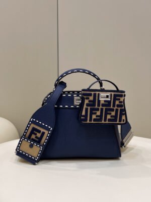FI Peekaboo Small Dark Blue Bag For Woman 23cm/9in