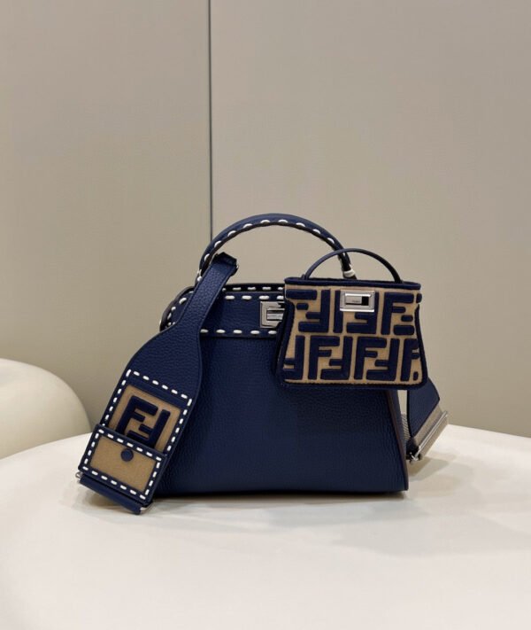 FI Peekaboo Small Dark Blue Bag For Woman 23cm/9in