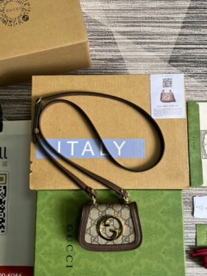 gg Blondie Card Case Wallet Beige For Women, Women’s Bags 4.5in/12cm gg? ?698635 K9GSG 8358