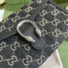 gg Dionysus gg Mini Chain Bag Black And Ivory gg Denim Jacquard For Women 8in/20cm 401231