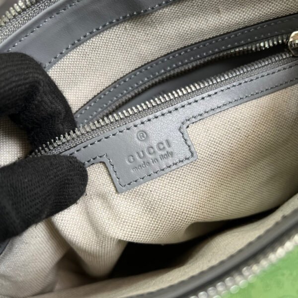gg Embossed Bag Grey gg Embossed ?For Men 10.2in/26cm gg 406410 1W3CN 1275