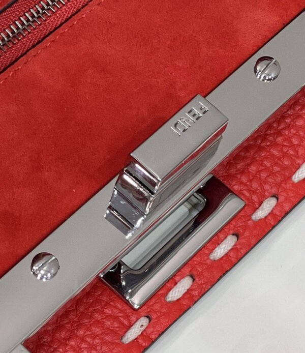 FI Peekaboo Small Red Bag For Woman 23cm/9in