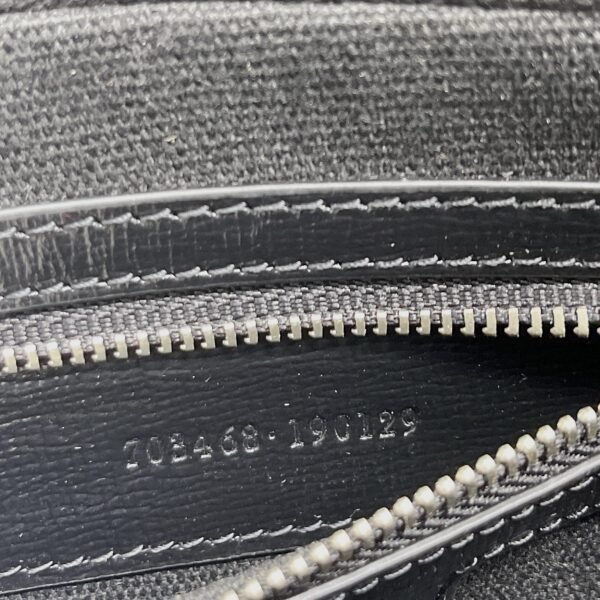 gg Shoulder Bag With Interlocking G Black gg Supreme Canvas For Women? 9.6in/24.5cm gg 703468 92THF 1000