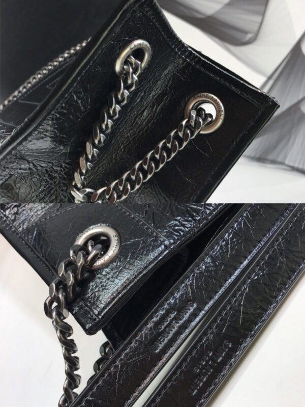 9ebce214 YSSL Niki Medium Shopping Bag Black For Women 12.6in/32cm YSL?