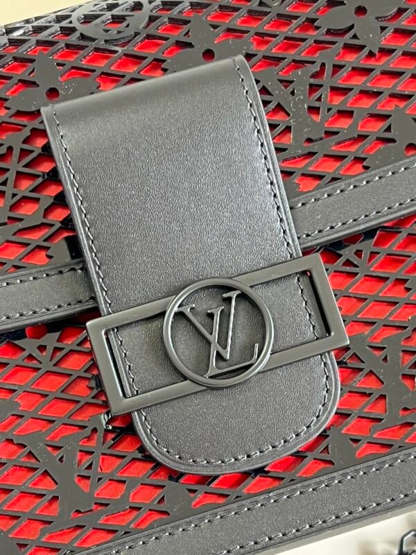 LV Limited Dauphine MM Bags By Nicolas Ghesqui¨¨re With Monogram Lace Black For Women 25cm LV