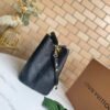 LV NeoNoe MM Bucket Bag Monogram Empreinte Black For Women, Women¡¯s Handbags, Shoulder Bags 10.2in/26cm LV M45256