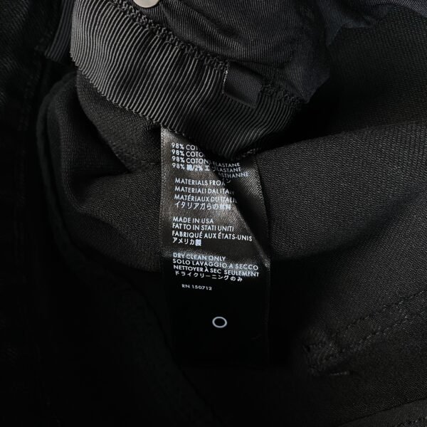 AMIRI CORE APPLIQUE BLACK LEATHER JEANS