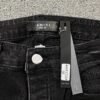 AMIRI CORE APPLIQUE BLACK LEATHER JEANS