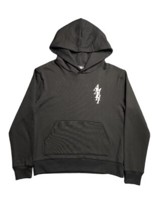 AMIRI LETTER LOGO HOODIE BLACK