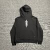 AMIRI LETTER LOGO HOODIE BLACK